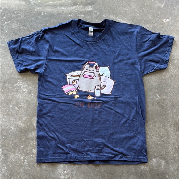 Pusheen I’m Busy Tee - Picture 1 of 5